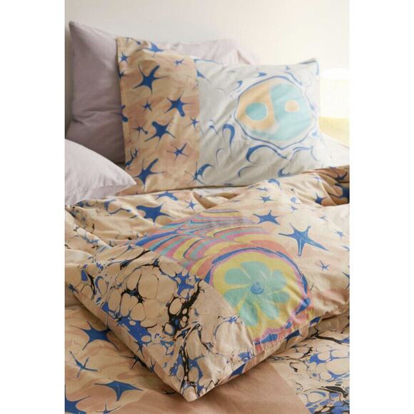 Anthropologie Chiara Marbled Sham Standard Set - Picture 2 of 5